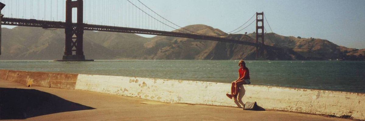 Ann Kristin in San Francisco Bay