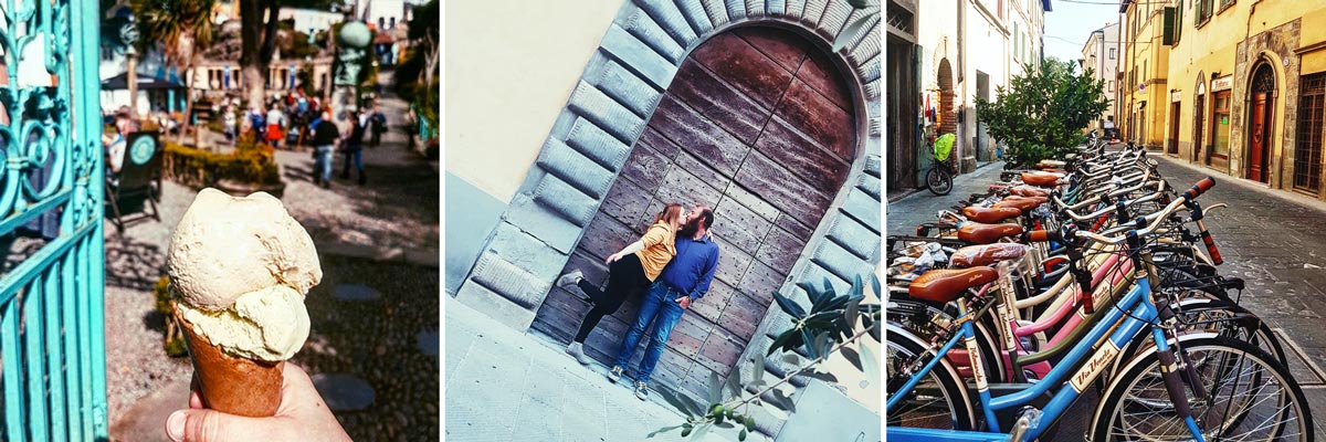 Le couple au pair Jenni et Henry en Italy